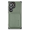 Samsung Galaxy S22 Ultra Deksel Avtakbart Kortholder Grønn