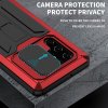 Samsung Galaxy S22 Ultra Deksel Metall Støtsikker Kamerabeskyttelse Rød