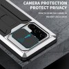 Samsung Galaxy S22 Ultra Deksel Metall Støtsikker Kamerabeskyttelse Sølv