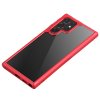 Samsung Galaxy S22 Ultra Deksel Gjennomsiktig Bakside Rød
