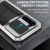 Samsung Galaxy S23 Plus Deksel Metall Støtsikker Kamerabeskyttelse Sølv