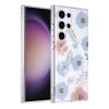 Samsung Galaxy S23 Ultra Deksel Blomstermønster MagSafe Rød Blå