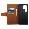 Samsung Galaxy S23 Ultra Etui Utbrettbar Kortlomme Brun