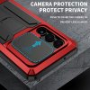 Samsung Galaxy S23 Ultra Deksel Metall Støtsikker Kamerabeskyttelse Rød