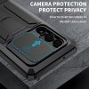 Samsung Galaxy S23 Ultra Deksel Metall Støtsikker Kamerabeskyttelse Svart