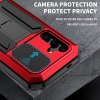 Samsung Galaxy S24 Deksel Metall Støtsikker Kamerabeskyttelse Rød