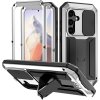 Samsung Galaxy S24 Deksel Metall Støtsikker Kamerabeskyttelse Sølv