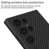 Samsung Galaxy S24 Ultra Deksel Kortholder Karbonfiber Svart
