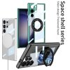 Samsung Galaxy S24 Ultra Deksel Space Shell Series MagSafe Transparent Klar