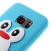 Samsung Galaxy S7 MobilDeksel Silikon 3D Pingvin Blå