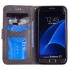 Samsung Galaxy S7 PlånboksEtui Enhörning PU-skinn TPU Grå