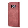 Samsung Galaxy S8 PlånboksEtui Löstagbart Deksel Rød