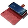 Samsung Galaxy S8 PlånboksEtui Löstagbart Deksel Rød