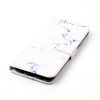 Samsung Galaxy S8 Plånboksetui Motiv Hvit Marmor