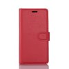 Samsung Galaxy S8 PlånboksEtui PU-skinn Litchi Rød