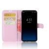 Samsung Galaxy S8 PlånboksEtui PU-skinn Litchi Rosa
