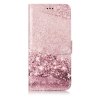 Samsung Galaxy S9 Plånboksetui Motiv Rosa Glitter