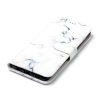 Samsung Galaxy S9 Plånboksetui Motiv Hvit Marmor