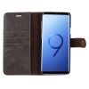 Samsung Galaxy S9 Plus PlånboksEtui Löstagbart Deksel MörkBrun