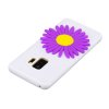 Samsung Galaxy S9 Deksel TPU Silikon 3D Purple Sunflower
