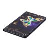 Samsung Galaxy Tab A 10.1 2019 T510 T515 Etui Kortlomme Motiv Gull Fjärilar