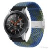 Samsung Galaxy Watch 20mm Armbånd Nylon Grønn Blå
