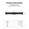 Samsung Galaxy Watch 4/5 44mm Armbånd Metal One Band Svart