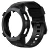 Samsung Galaxy Watch 4 Classic 42mm Deksel med Armbånd Rugged Armor Pro Charcoal Gray