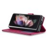 Samsung Galaxy Z Fold3 Etui med Kortlomme stativfunksjon Magenta