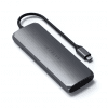 USB-C HYBRID med inbyggd möjlighet till SSD-lagring Grå