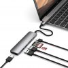 Slim USB-C MultiPort Adapter V2 med HDMI. USB 3.0 portar samt kortläsare Gull