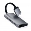 USB-C Multimedia Adapter Dual 4K HDMI Gigabit Ethernet Space Gray