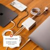 Skrivebord Lader GaN140 Charging Dock 2xUSB-C & 1xUSB-A