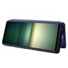 Sony Xperia 1 IV Etui Karbonfibertekstur Blå