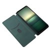 Sony Xperia 1 IV Etui Karbonfibertekstur Grønn