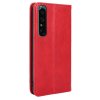 Sony Xperia 1 IV Etui med Kortlomme flipp Rød