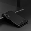 Sony Xperia 10 V Deksel Børstet Karbonfibertekstur Svart