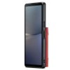 Sony Xperia 10 V Deksel M2 Series Avtakbart Kortholder Rød