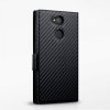 Sony Xperia L2 Etui Low Profile Karbonfibertekstur Svart