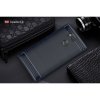 Sony Xperia L2 Deksel TPU Børstet och Karbonfiber Design Mörkblå