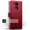 Sony Xperia XA2 Ultra Plånboksetui PU-skinn Blommor Rød