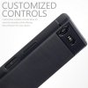 Sony Xperia XZ1 MobilDeksel Karbonfibertekstur Børstet Svart