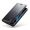 Sony Xperia XZ3 PlånboksEtui Retro Vokset PU-skinn Svart