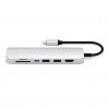 Slim USB-C MultiPort med Ethernet Sølv