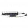 USB-C Fusion ALPHA 5-i-1-hub HDMI. USB. Ethernet and PD Space Gray