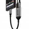 Ultra USB-C till USB-C-honkontakt och ljudutgång 10 cm
