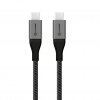 Ultra USB-C till USB-C Kabel 5A/480Mbps 30 cm Rymdgrå
