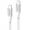 Ultra USB-C till USB-C Kabel 5A/480Mbps 30 centimeter Sølv