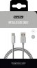 USB-C Kabel 1m Metallic Sølv