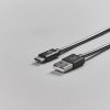 USB-C Kabel 1m Metallic Svart